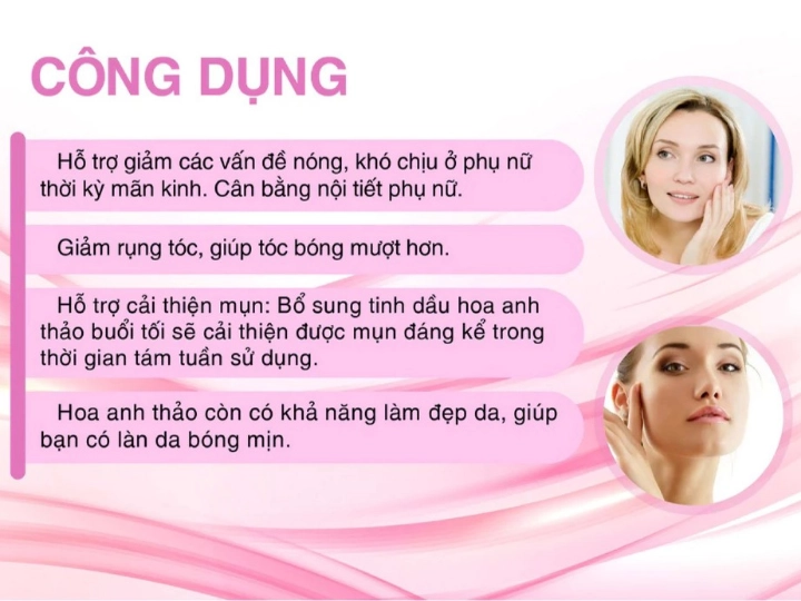 Tinh dầu hoa anh thảo có tác dụng gì – Công dụng nổi bật của Blackmores Evening Primrose Oil
