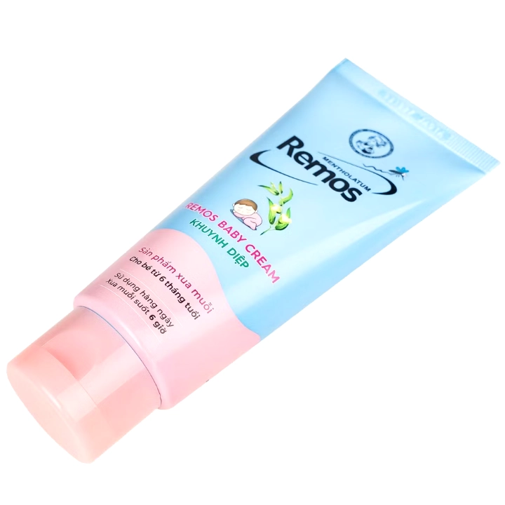 Chai xịt chống muỗi Remos cho bé dung tích 70ml, hương dịu nhẹ.