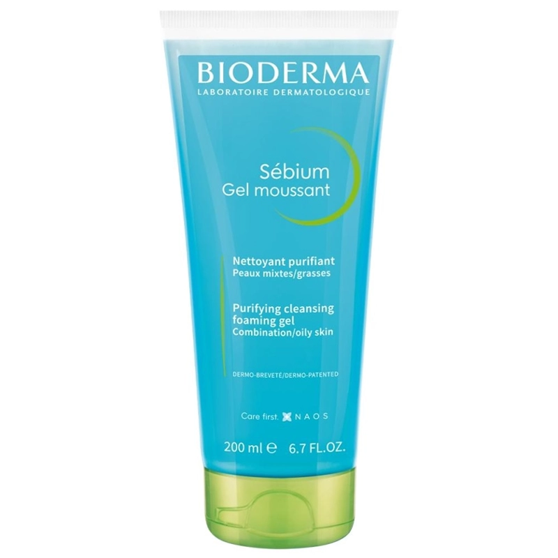 Sữa rửa mặt Bioderma Sebium xanh 200ml cho da dầu