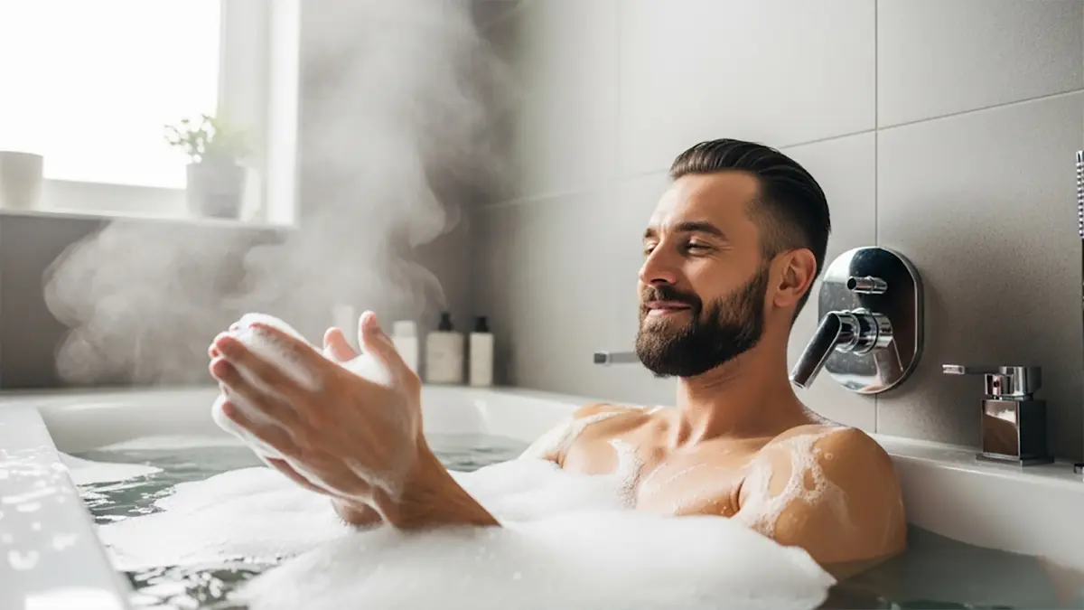 Nam giới sử dụng sữa tắm lưu hương lâu, tạo cảm giác tự tin và nam tính