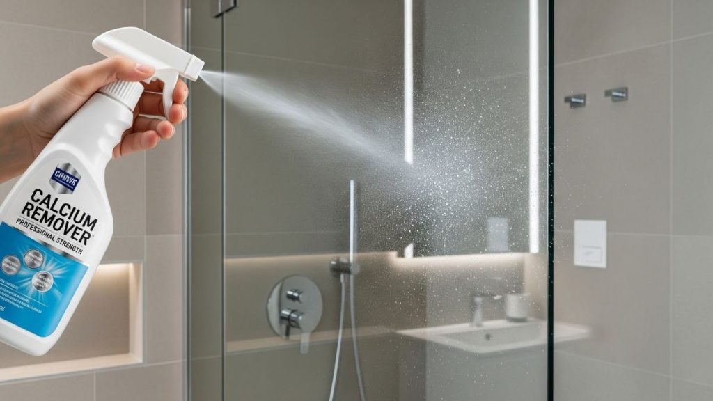 Dung dịch tẩy cặn canxi chuyên dụng cho kính