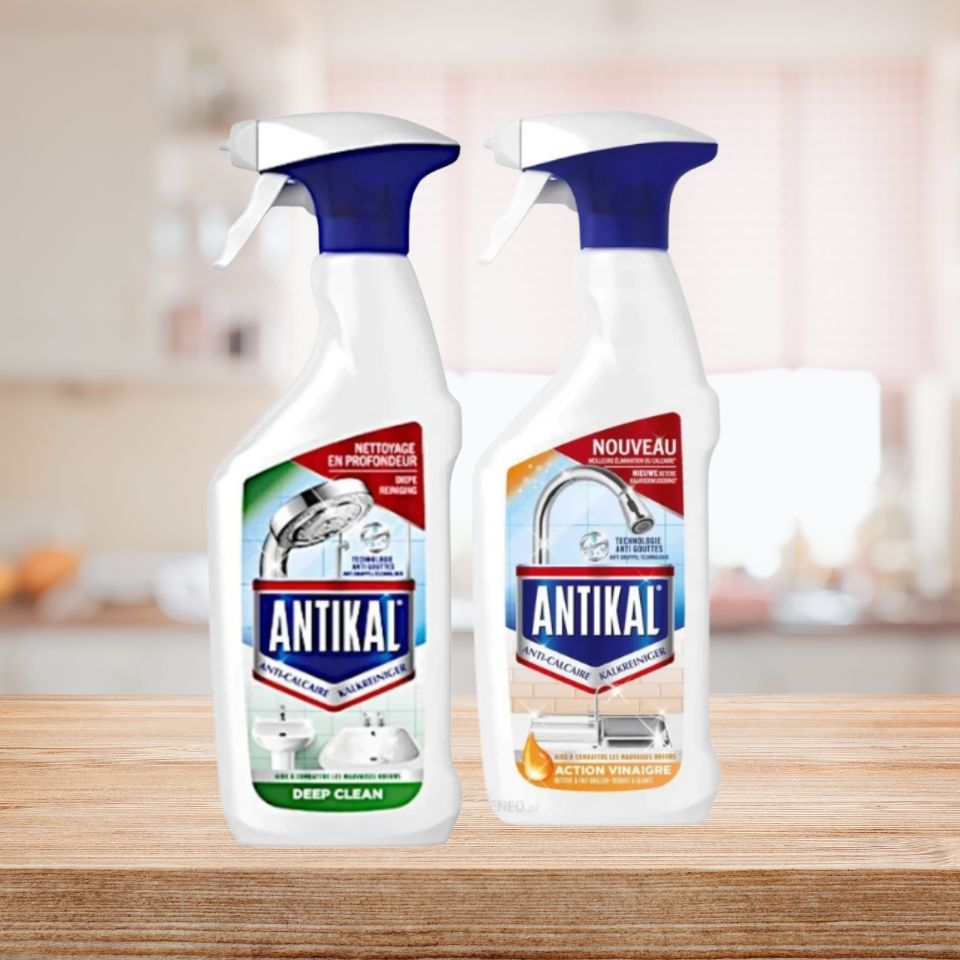 Chai xịt Antikal Classic & Fresh tẩy cặn canxi và làm sáng inox