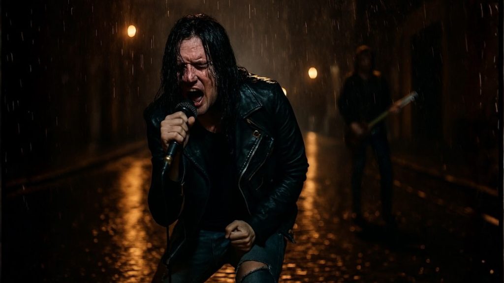 Ca sĩ rock biểu diễn Mưa Chiều trong mưa